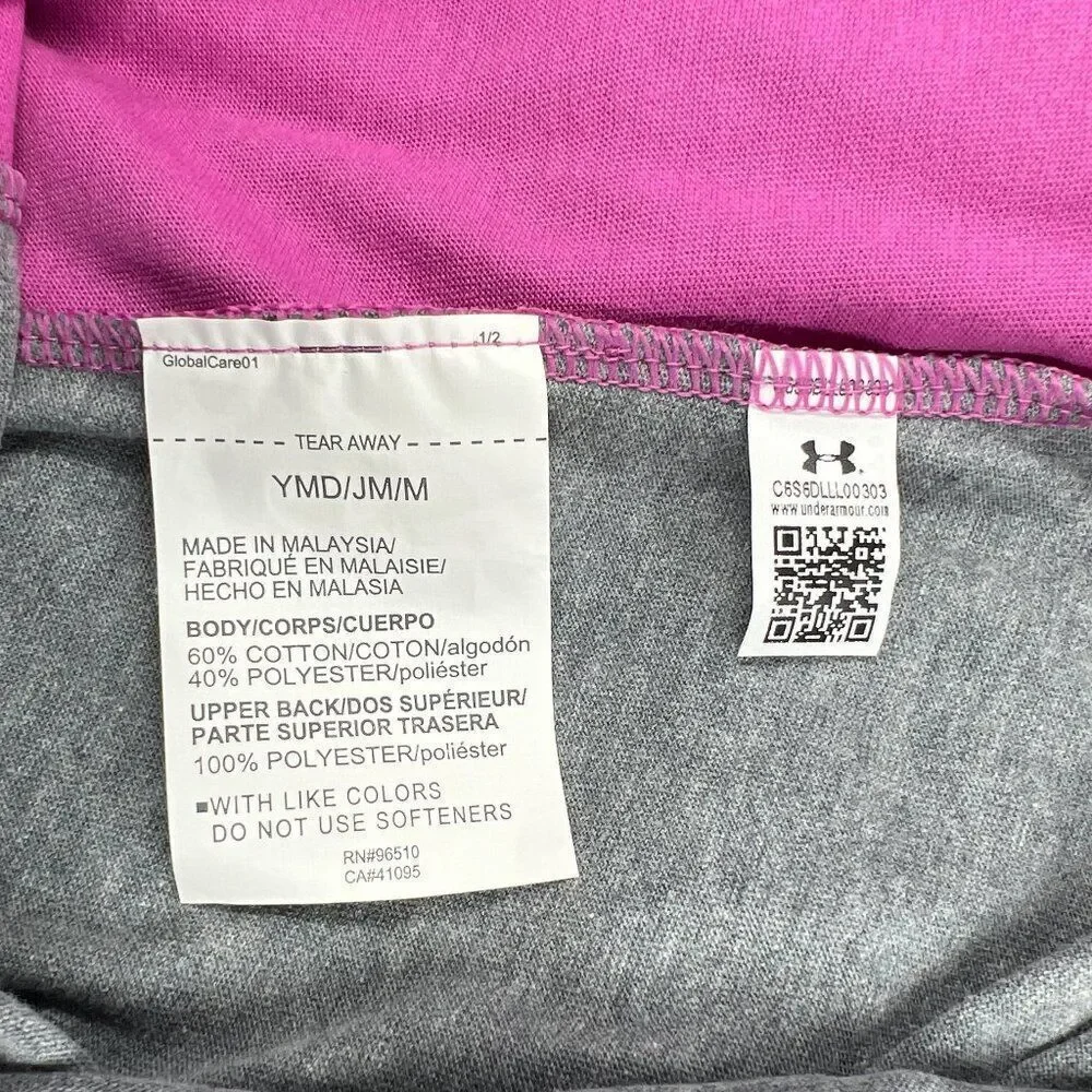 Under Armour Tank Top Girls‎ Medium Loose HeatGear Athletic